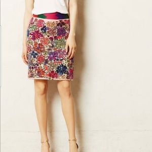 Anthropologie Maeve Sequin Skirt Size 2
